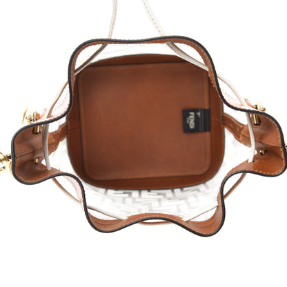 Fendi TPU FF Vitello Aura F is Fendi Grande Mon Tresor Bucket Bag White Cuoio 5 of 10