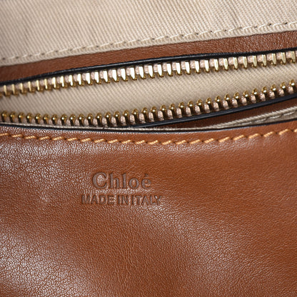 Chloe Grained Lambskin Small Lexa Shoulder Bag Mustard Brown 6 of 8