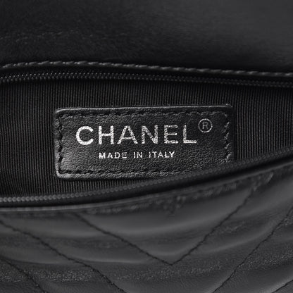 Chanel Calfskin Chevron Waist Belt Bag Black 6 of 10