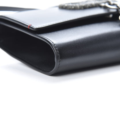 Valentino Garavani Calfskin VCase Chain Wallet Black 8 of 12