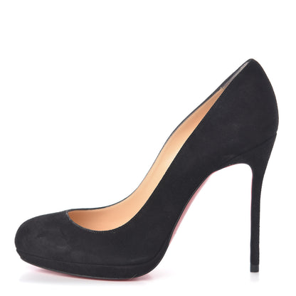 Christian Louboutin Suede Filo 120 Pumps 35 Black 1 of 17