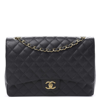Chanel Caviar Quilted Maxi Double Flap Black 1 of 13
