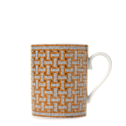 Hermes Porcelain Mosaique au 24 Mug Gold 1 of 4