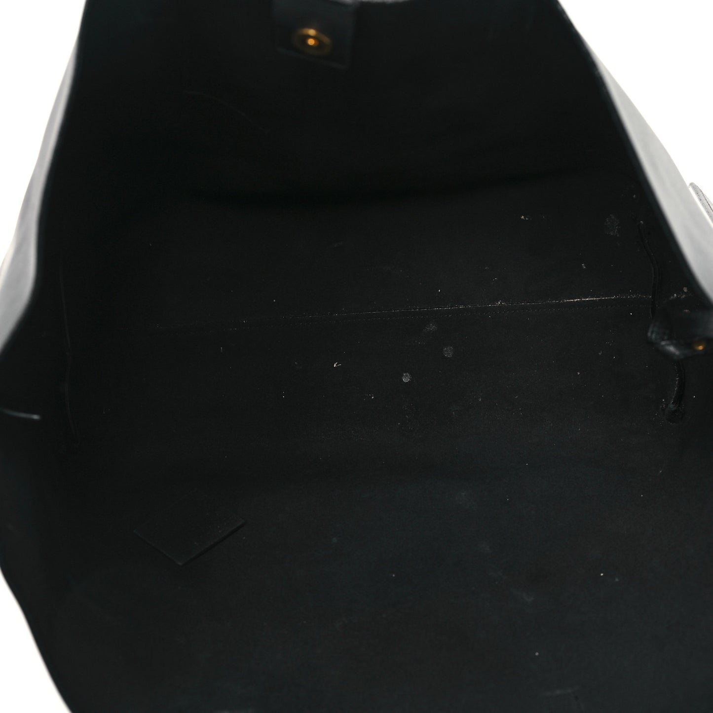 Calfskin Large Shopping Tote Black