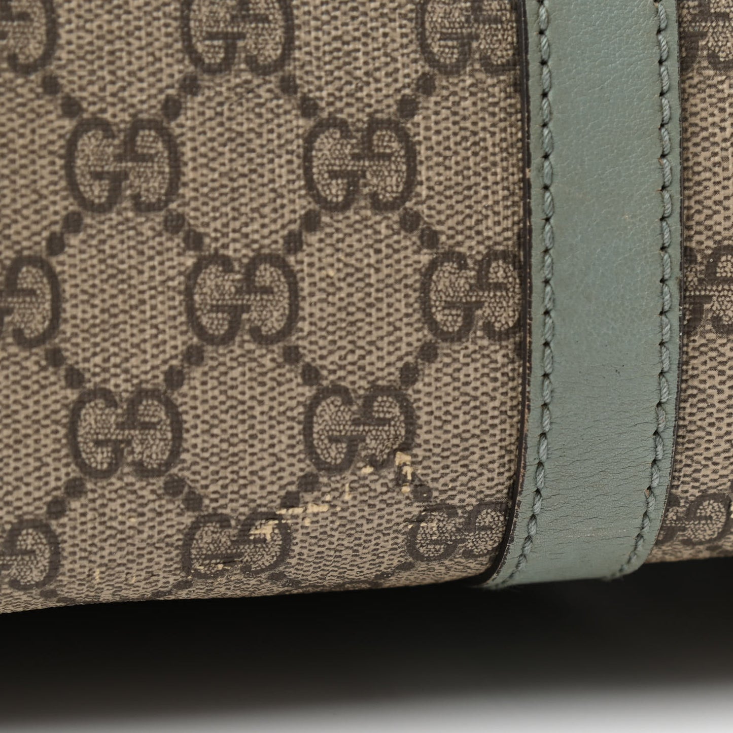 GG Plus Monogram Medium Joy Boston Light Blue