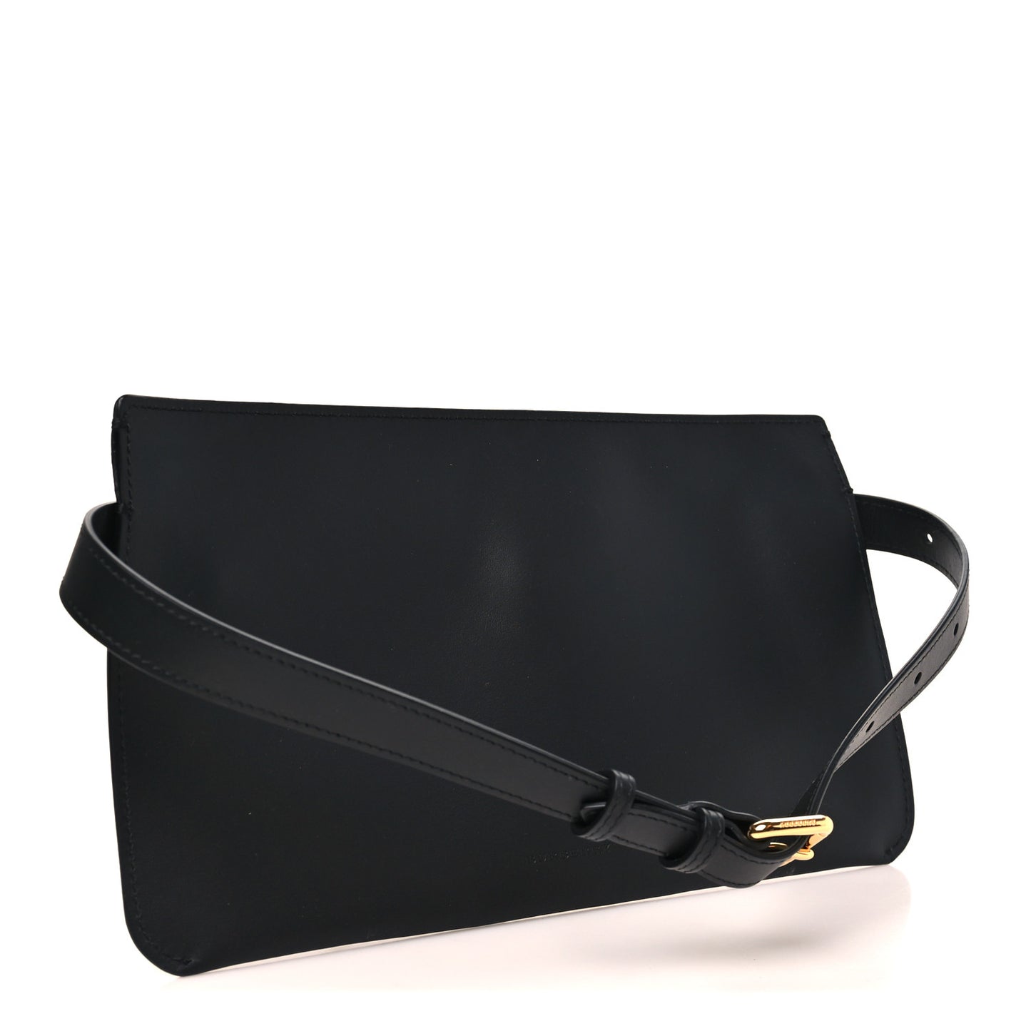 Calfksin Slim Belt Bag Black