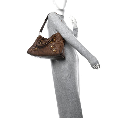Balenciaga Agneau Giant 21 Gold Hardware City Castagna 2 of 13