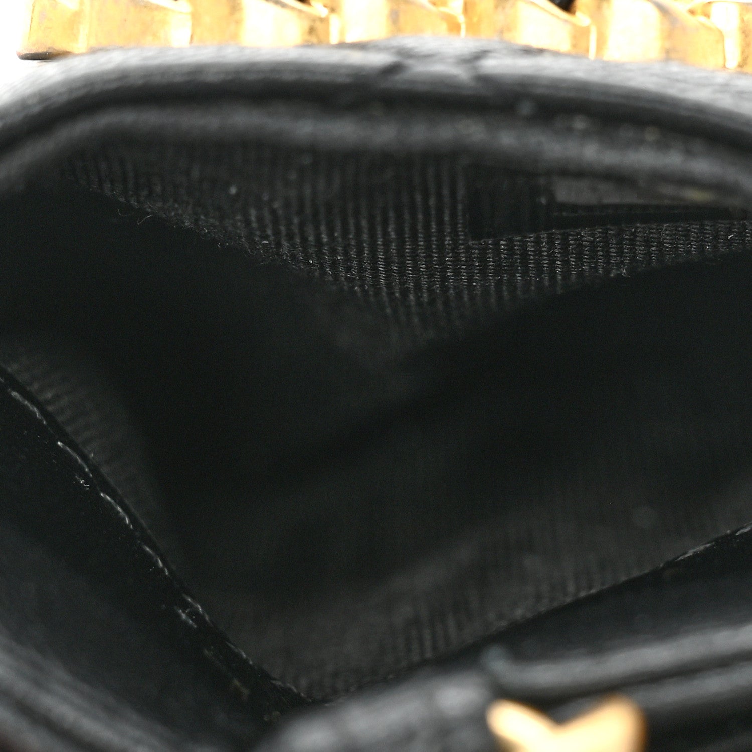 Chanel Goatskin Quilted Chanel 19 Card Holder On Chain Black 5 of 10