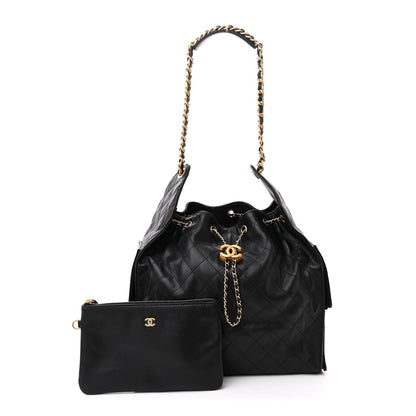 Chanel Caviar Quilted Medium Chanel 25 Handbag Black 3 of 12