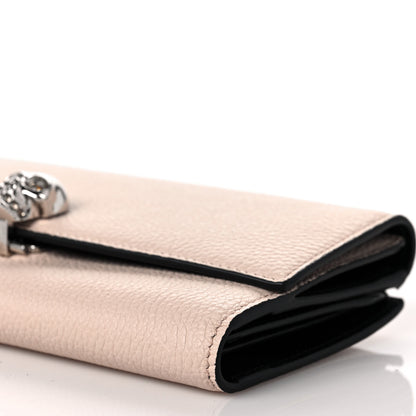 Alexander McQueen Pebbled Calfskin Skull Continental Wallet Teint 9 of 10