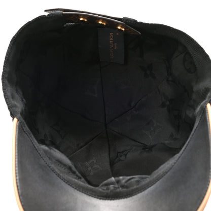 Louis Vuitton Polyester Silk Monogram LV Get Ready Cap M Black 7 of 10