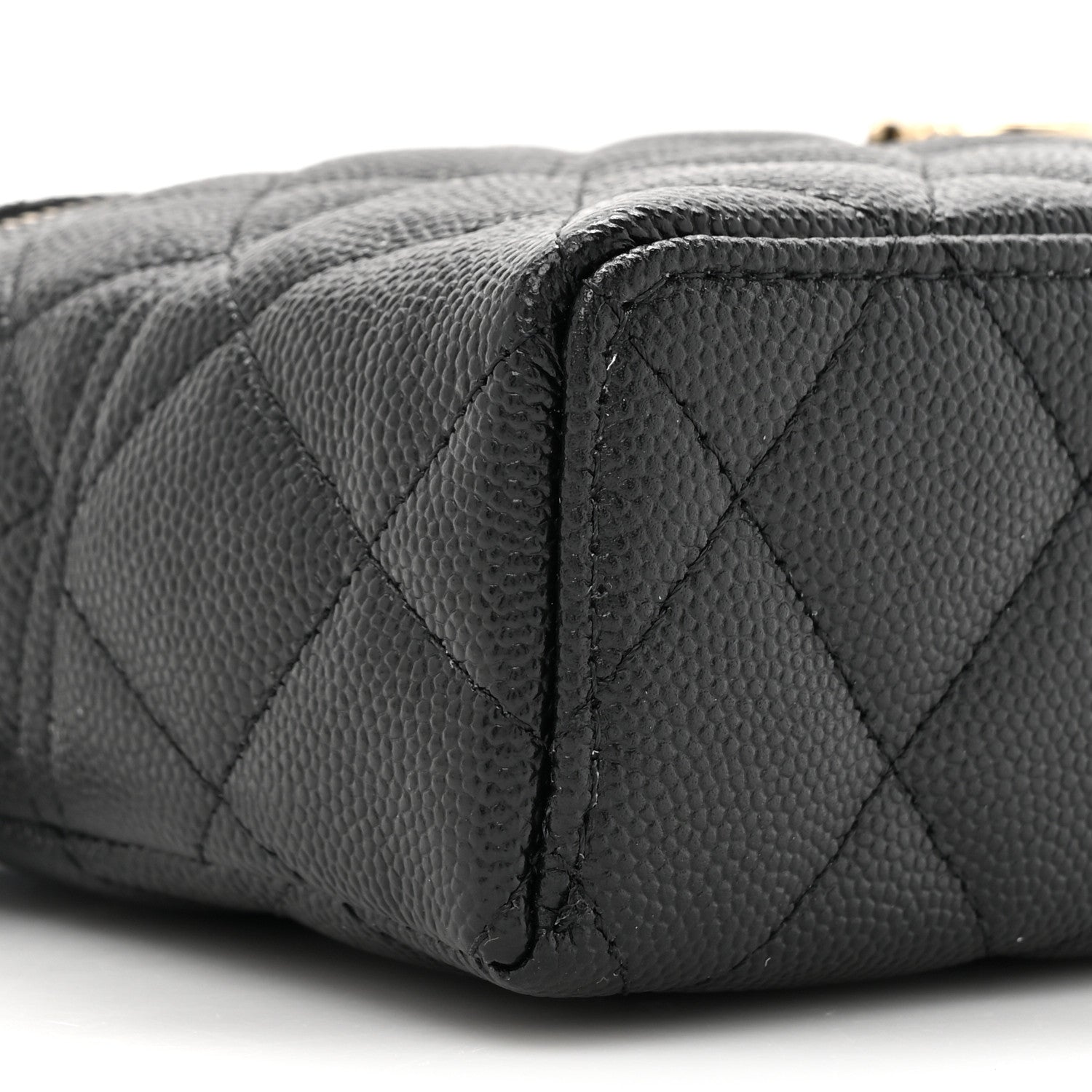 Chanel Caviar Quilted Trendy Handle Slim Vanity Black 10 of 11