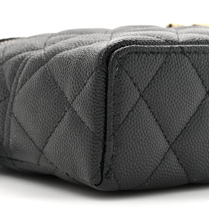 Chanel Caviar Quilted Trendy Handle Slim Vanity Black 10 of 11
