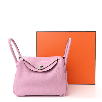 Hermes Taurillon Clemence Lindy 26 Mauve Sylvestre 10 of 10
