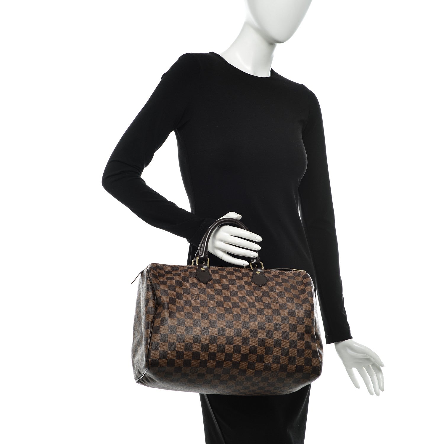 Louis Vuitton Damier Ebene Speedy 35 2 of 11