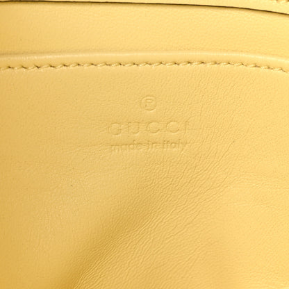 Gucci Calfskin Horsebit 1955 Aura Small Shoulder Bag Daylight Yellow 6 of 11