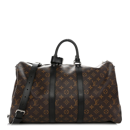 Louis Vuitton Monogram Macassar Keepall Bandouliere 45 1 of 11