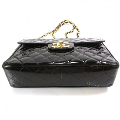 Chanel Patent Quilted Jumbo Flap Black 4 of 14