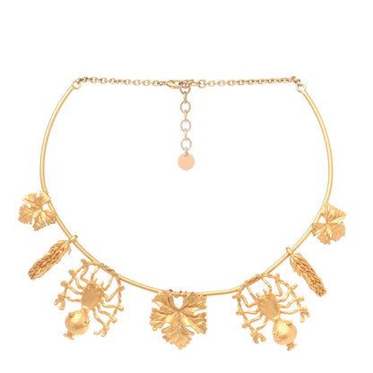 Christian Dior Metal Mille Fleurs De Dior Necklace Gold 1 of 3