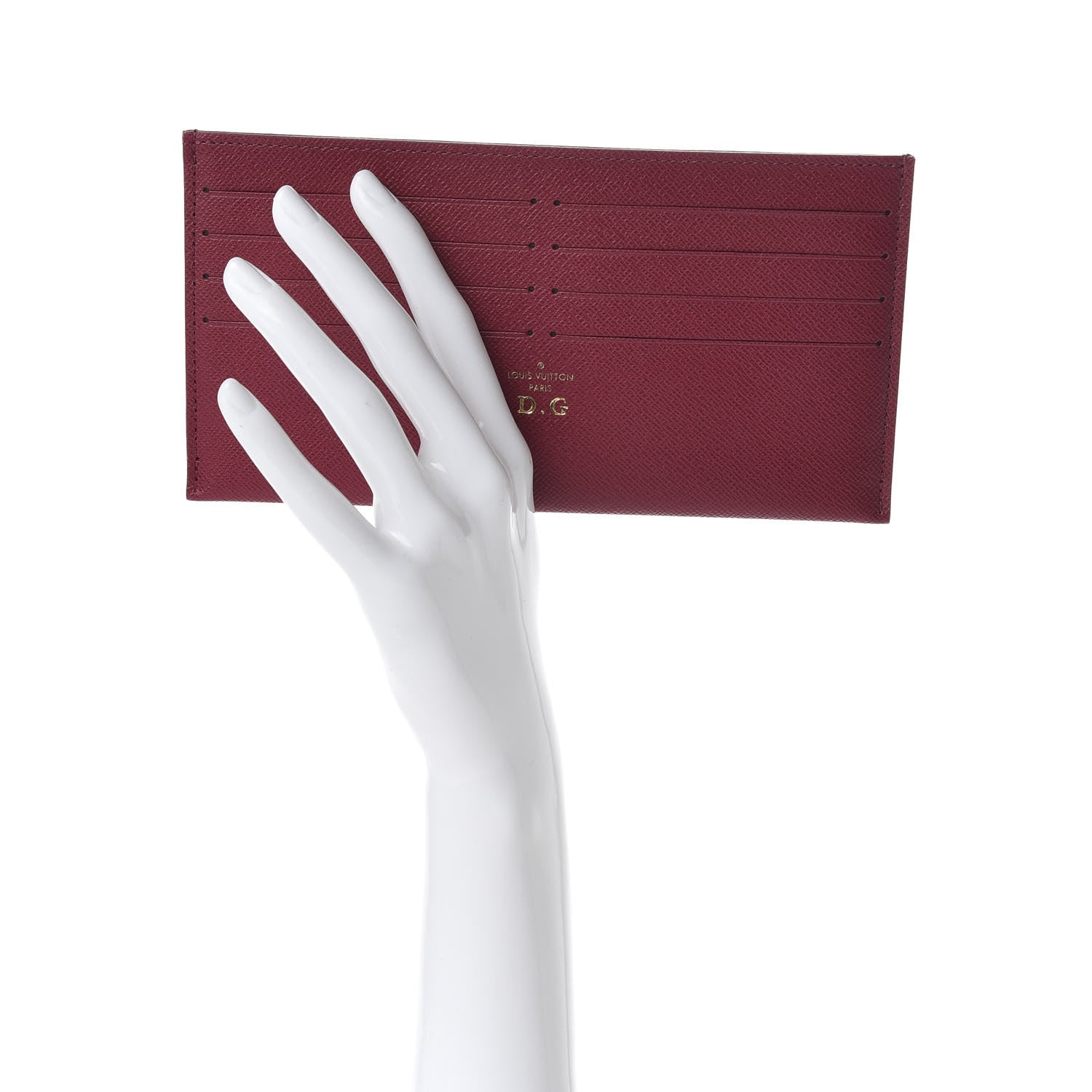 Louis Vuitton Calfskin Felicie Card Holder Insert Fuchsia 2 of 7