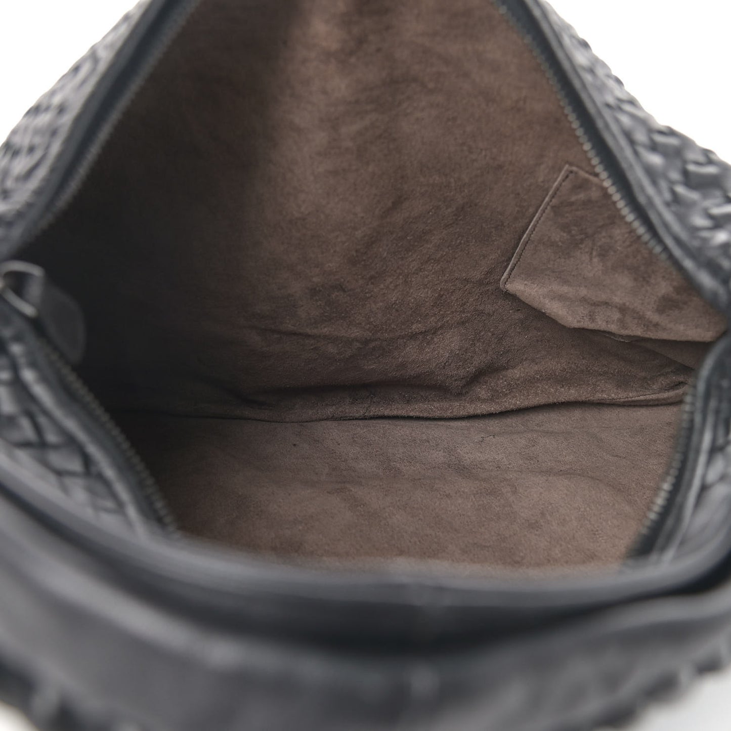Nappa Intrecciato Large Veneta Hobo Black