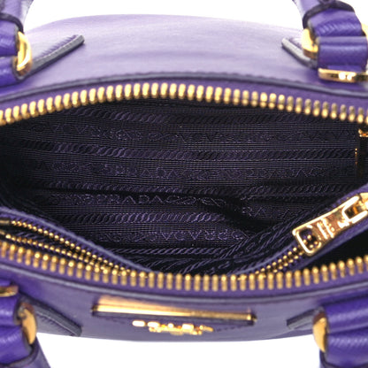 Prada Saffiano Lux Mini Promenade Tote Viola 4 of 5