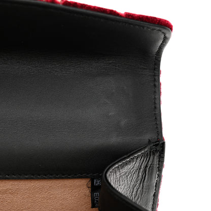 Gucci Velvet Skipper Crystal GG Monogram Small Dionysus Shoulder Bag Red Cipria Black Black Diamond 12 of 14