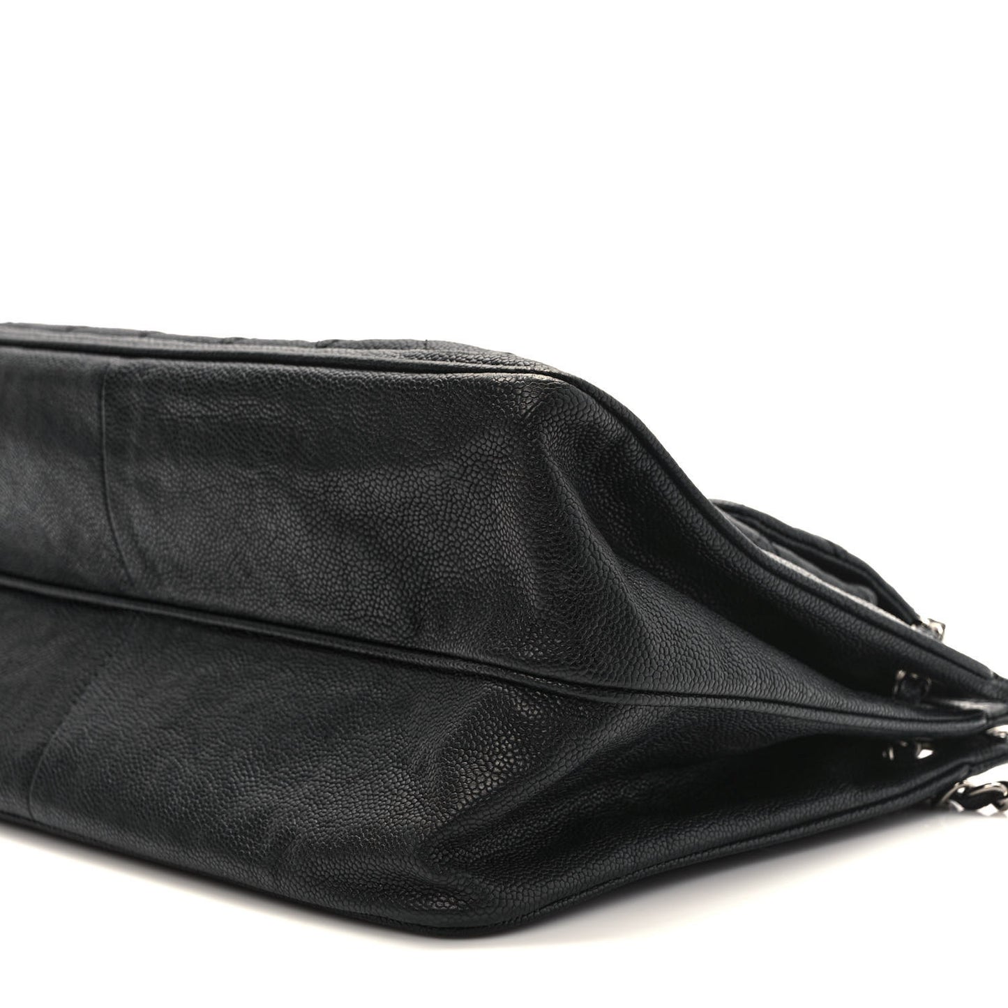 Caviar Mademoiselle Accordion Flap Black