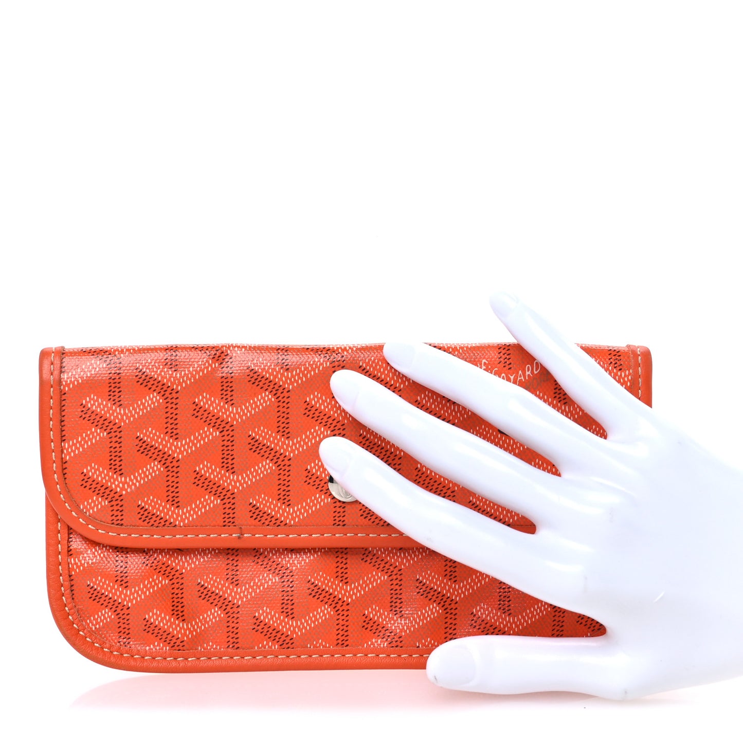 Goyardine Pouch Orange