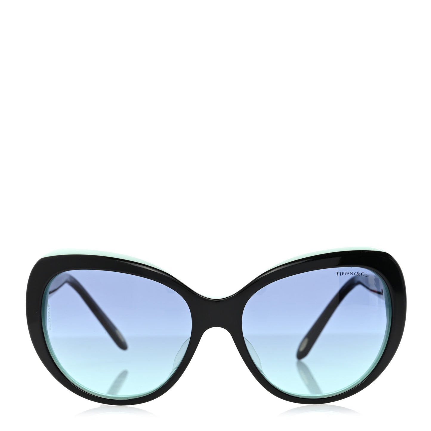 Acetate Round 1837 Sunglasses TF4122-F  Black Blue