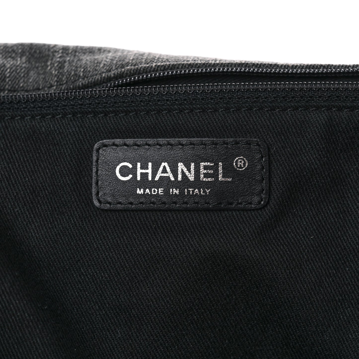 Denim Quilted XXL Reissue Flap Grey
