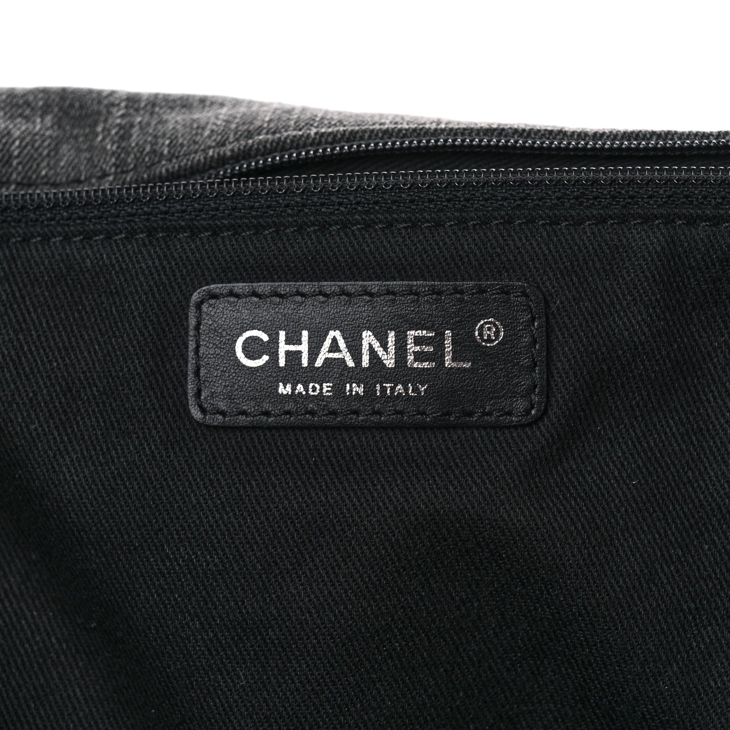 Chanel Denim Quilted XXL Reissue Flap Grey 6 of 10