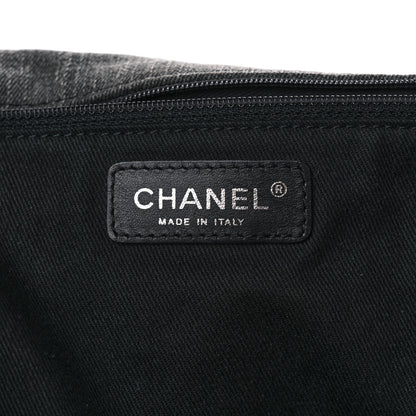 Chanel Denim Quilted XXL Reissue Flap Grey 6 of 10