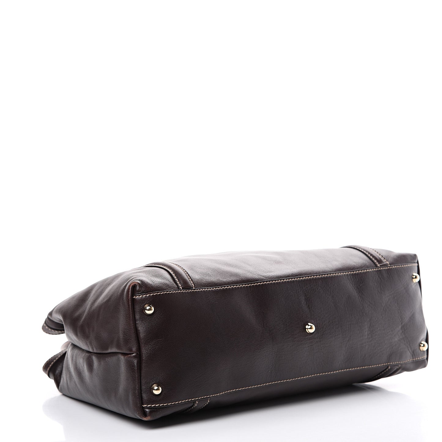 Calfskin Medium Britt Tote Brown