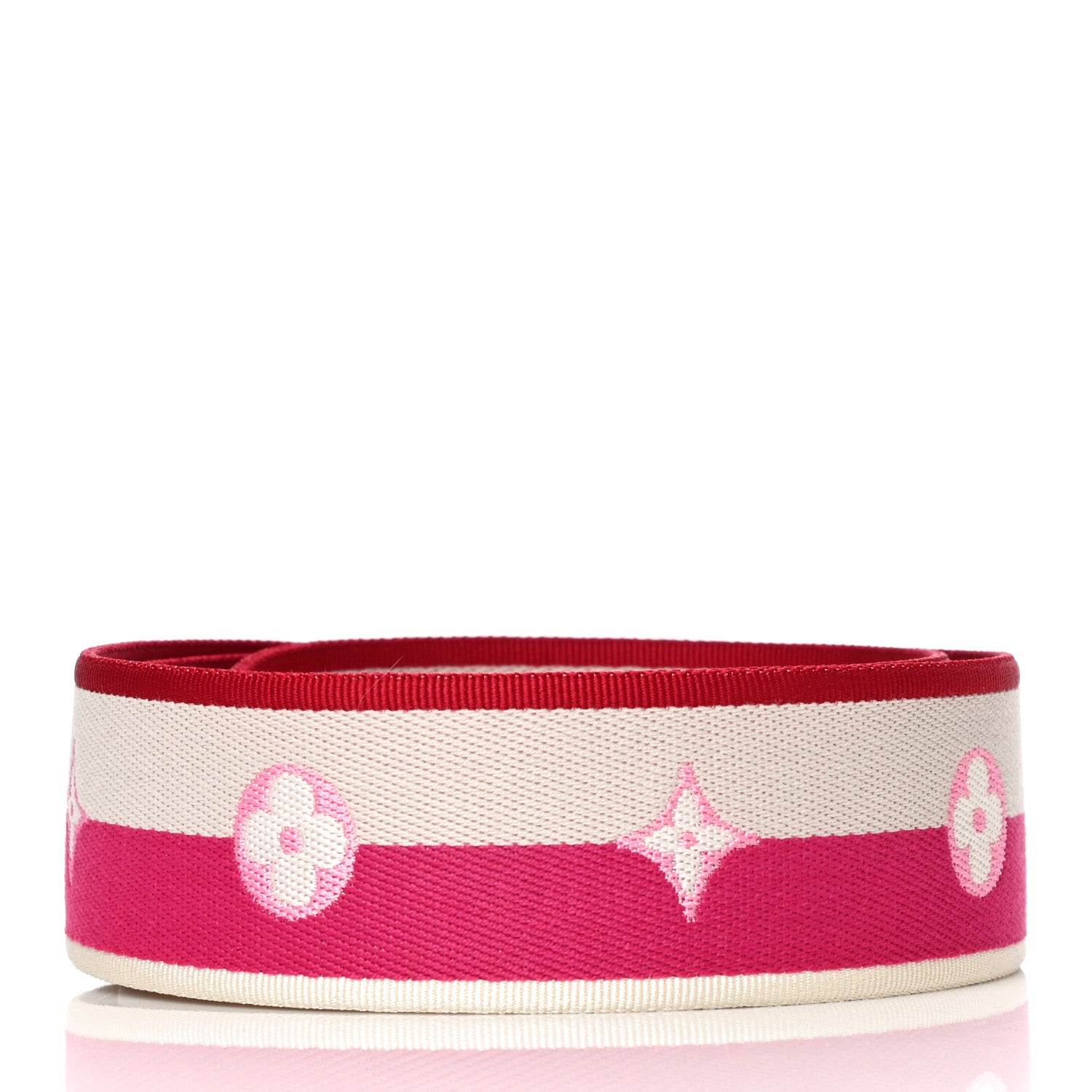 Louis Vuitton Jacquard Speedy Bandouliere 20 Shoulder Strap Fuchsia 3 of 5