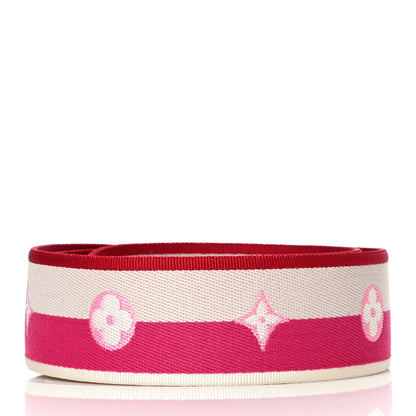Louis Vuitton Jacquard Speedy Bandouliere 20 Shoulder Strap Fuchsia 3 of 5