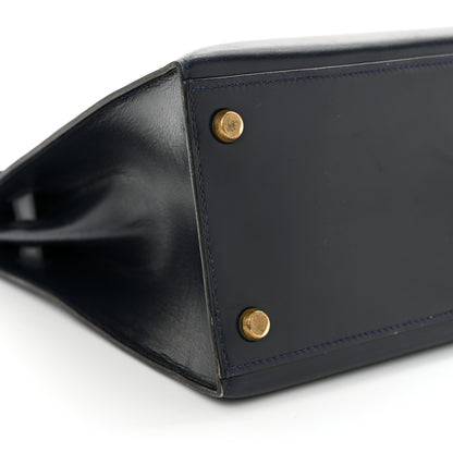 Hermes Box Kelly Sellier 28 Bleu Marine 9 of 22
