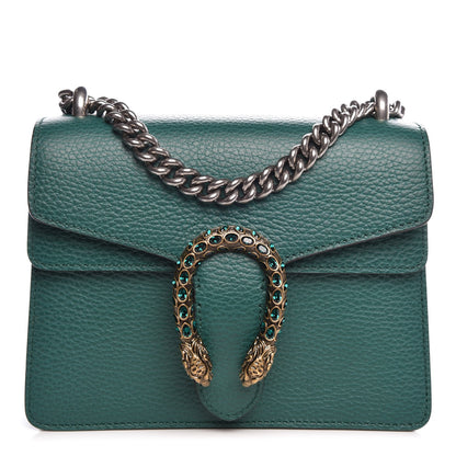 Gucci Calfskin Mini Dionysus Shoulder Bag Emerald 1 of 8