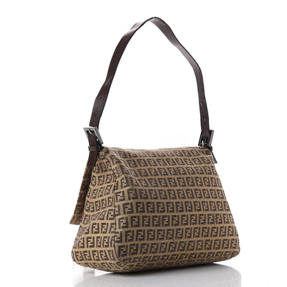 Fendi Zucchino Mama Baguette Dark Brown 3 of 10