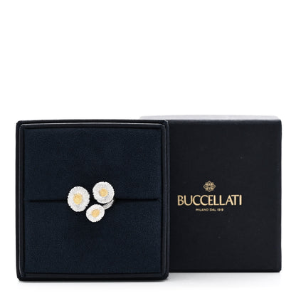 Buccellati Sterling Silver Gold Vermeil Multi Blossoms Daisy Ring 53 6.5 3 of 5