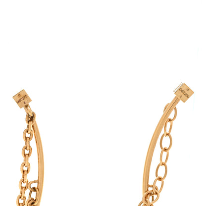 Louis Vuitton Roman Holidays Hoop Earrings Gold 4 of 5