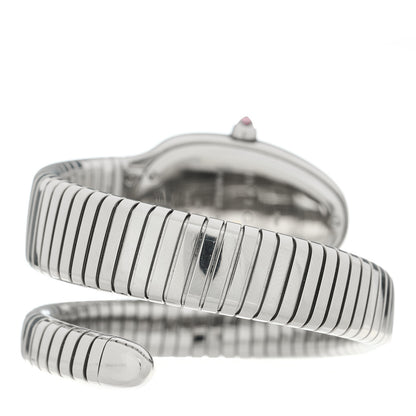 Bulgari Stainless Steel 35mm Serpenti Tubogas Quartz Watch Black 3 of 5