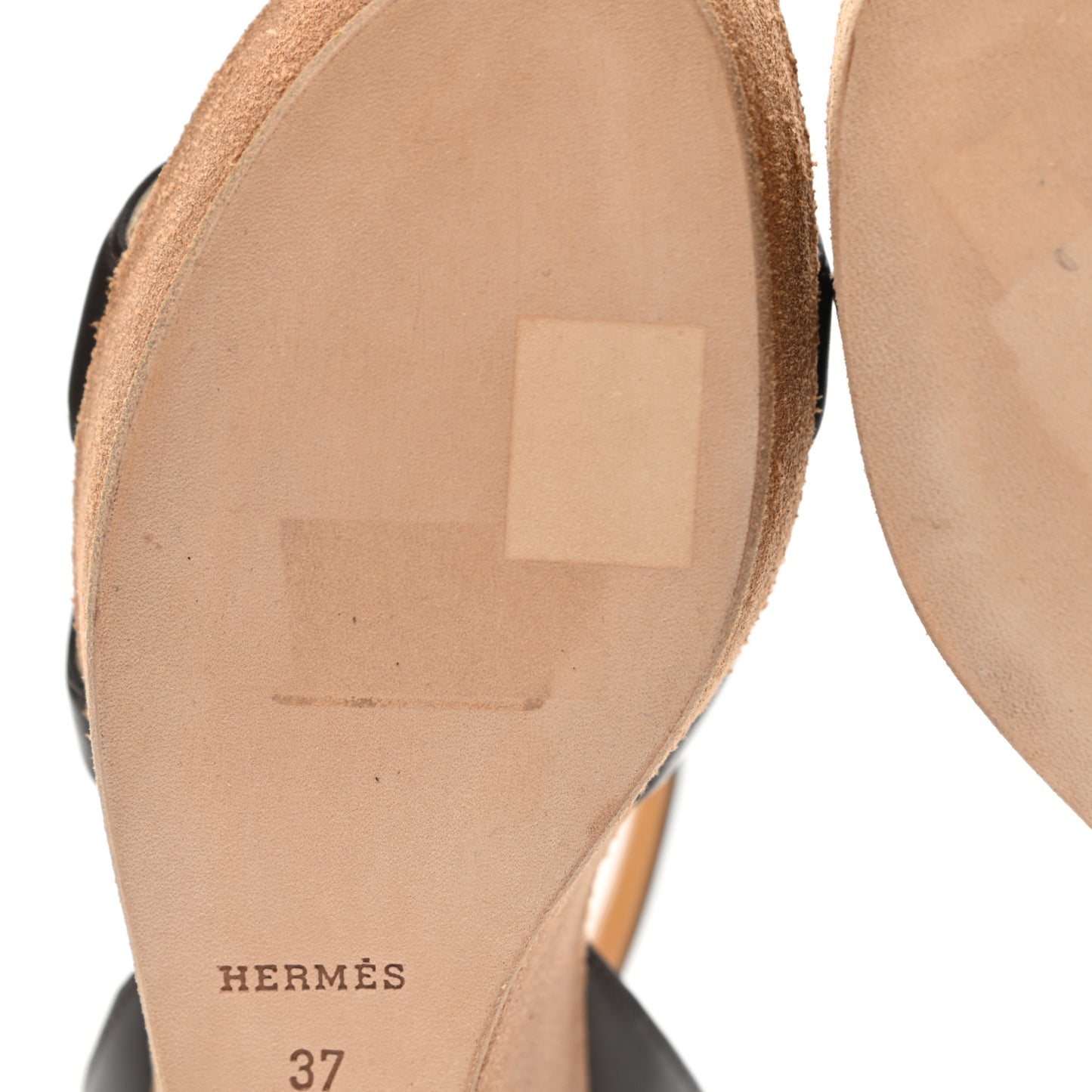 Nappa Suede Wedge Sandals 37