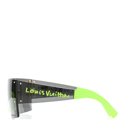 Louis Vuitton Graffiti Sunglasses Neon Green 3 of 8