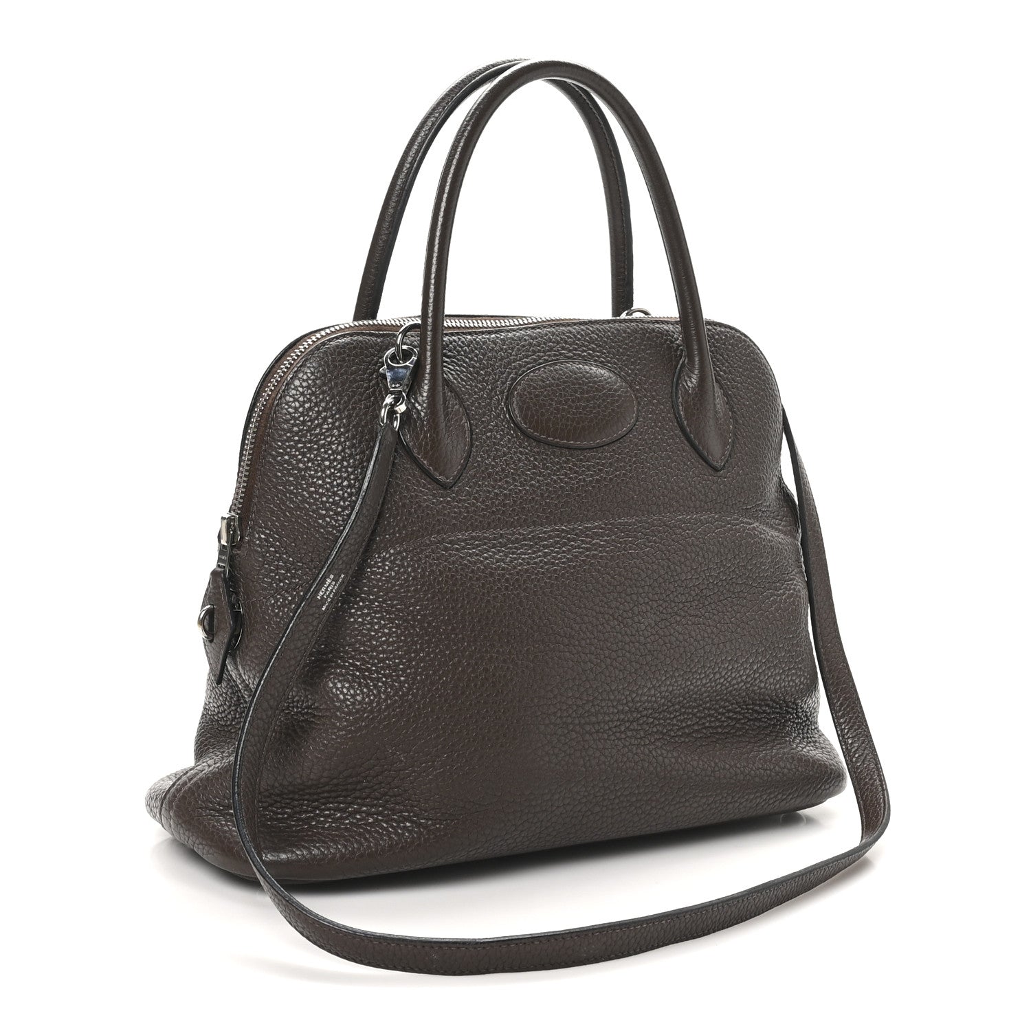 Hermes Taurillon Clemence Bolide 31 Chocolate 3 of 10