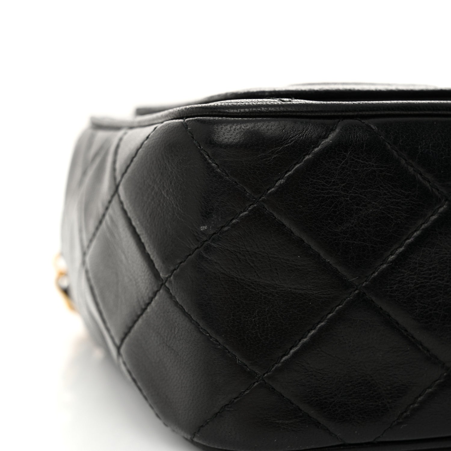 Chanel Lambskin Quilted Tassel Camera Case Black 12 of 13