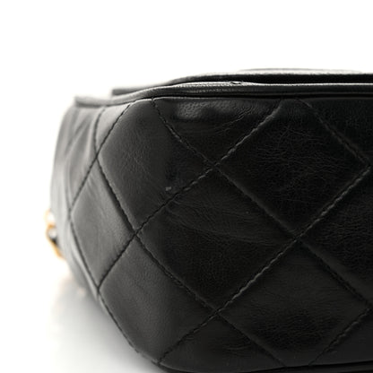 Chanel Lambskin Quilted Tassel Camera Case Black 12 of 13