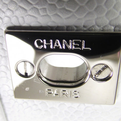 Chanel Caviar Quilted Medium Double Flap White 7 of 11