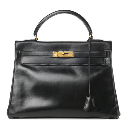 Hermes Box Kelly Retourne 32 Black 1 of 18