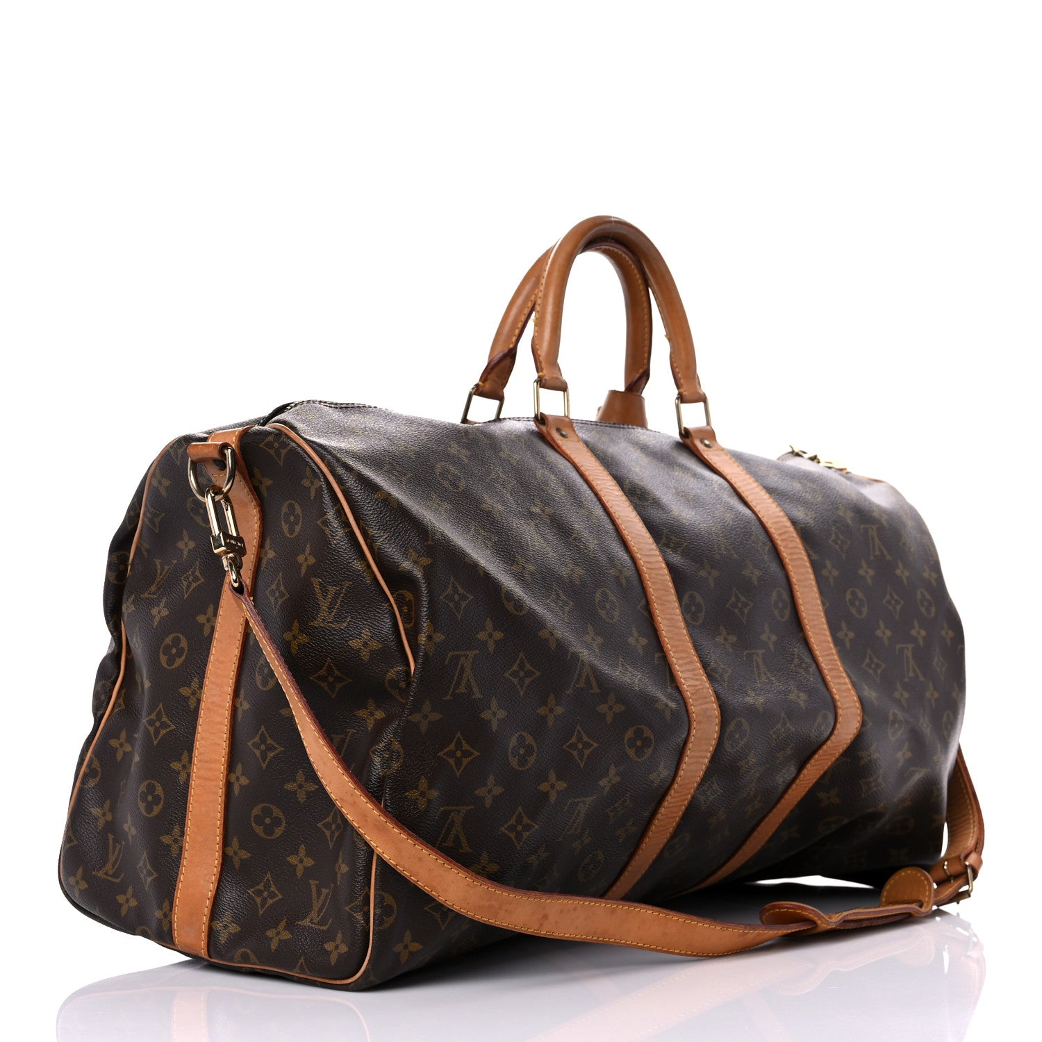 Louis Vuitton Monogram Keepall Bandouliere 55 4 of 43